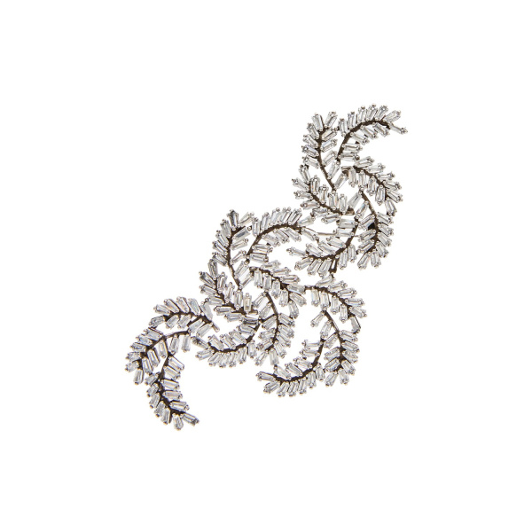 Isabel Marant Festive Feather Brooch in Silver | Women | Luxury Shoes 