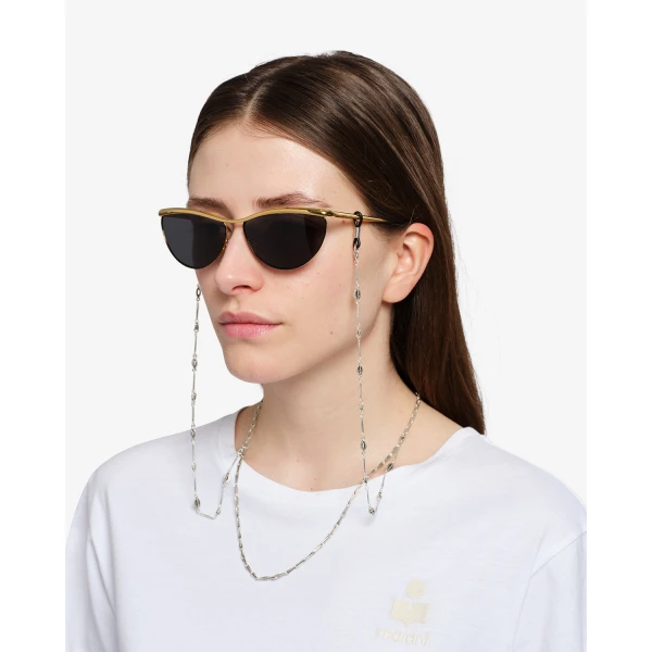 Isabel Marant Filippa Glasses Chain in Silver | Accessories | Luxury Shoes 