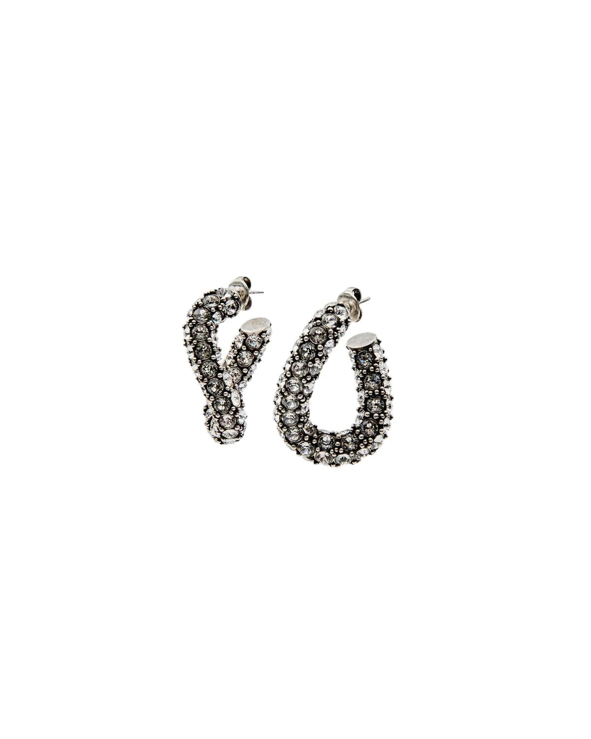 Isabel Marant Funky Ring Chain Earrings in Silver Isabel Marant Funky Ring Chain Earrings in Silver | Women | Luxury Shoes