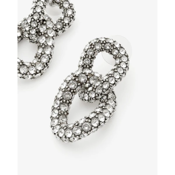 Isabel Marant Funky Ring Earrings in Silver | Earrings | Luxury Shoes 