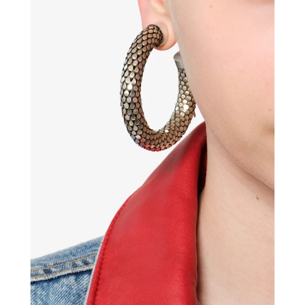 Isabel Marant Gaia Earrings in Silver | Earrings | Luxury Shoes 