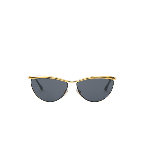 Isabel Marant Glam Cat-Eye Sunglasses in Gold Black and Grey | Women | Luxury Shoes 
