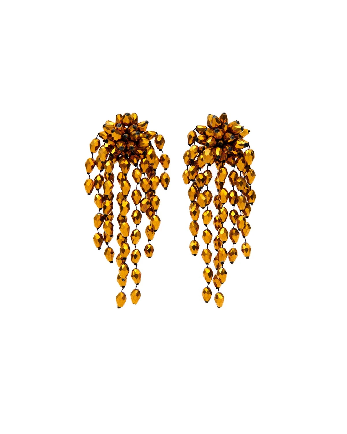 Isabel Marant Hanabi Earrings in Bronze and Silver Isabel Marant Hanabi Earrings in Bronze and Silver | Women | Luxury Shoes