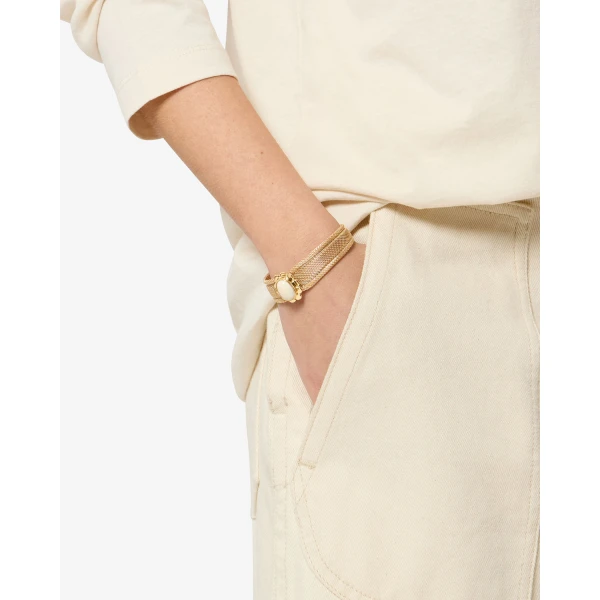 Isabel Marant Hanae Bracelet in Ecru | Bracelets | Luxury Shoes 