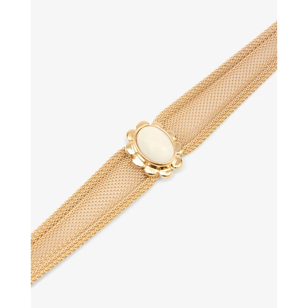 Isabel Marant Hanae Bracelet in Ecru | Bracelets | Luxury Shoes 