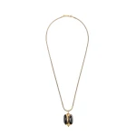 Isabel Marant Hanae Long Necklace in Black | Women | Luxury Shoes 