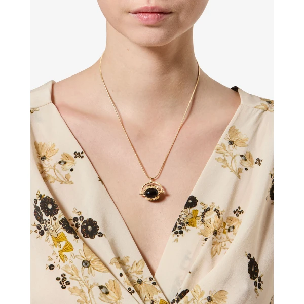 Isabel Marant Hanae Necklace in Black | Necklace | Luxury Shoes 