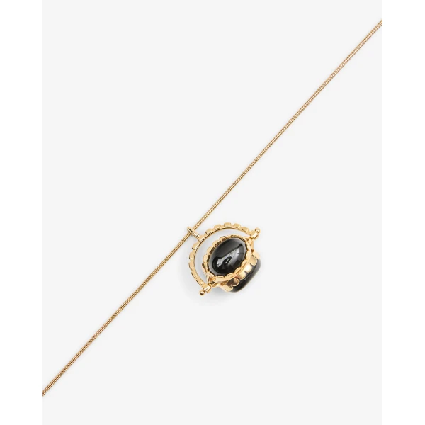 Isabel Marant Hanae Necklace in Black | Necklace | Luxury Shoes 