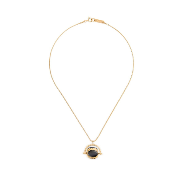 Isabel Marant Hanae Necklace in Black | Women | Luxury Shoes 