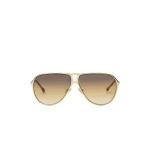 Isabel Marant Haylo Aviator Sunglasses in Gold Brown and Brown Shaded | Women | Luxury Shoes 