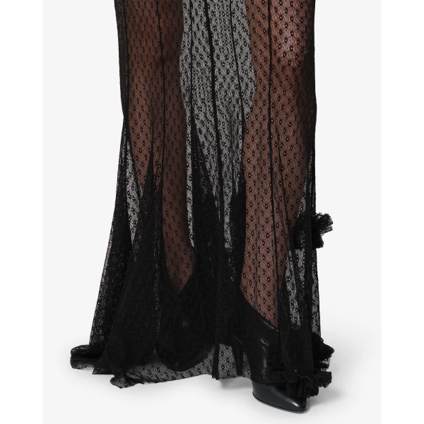 Isabel Marant Ioana Skirt in Black | Maxi Skirts | Luxury Shoes 