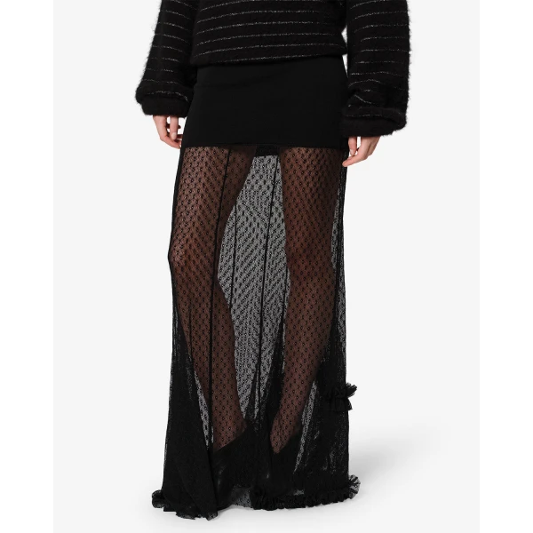 Isabel Marant Ioana Skirt in Black | Maxi Skirts | Luxury Shoes 