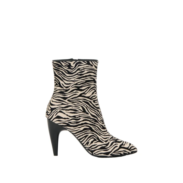 Jany Low Ankle Boots in Zebra