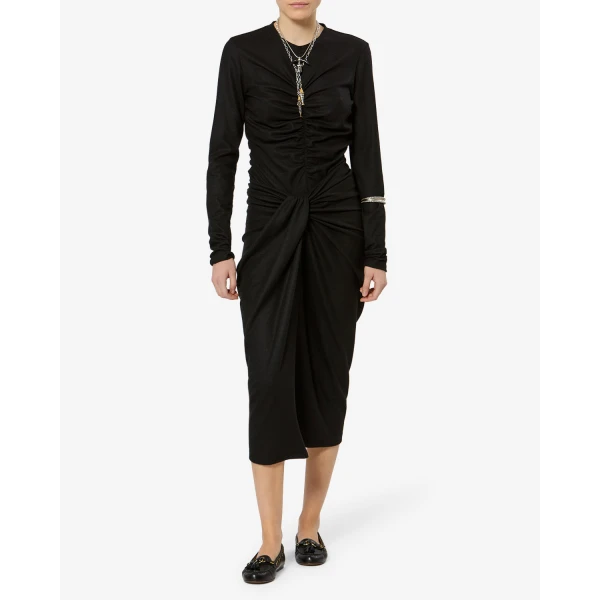 Isabel Marant Jeldia Skirt in Black | Midi Skirts | Luxury Shoes 