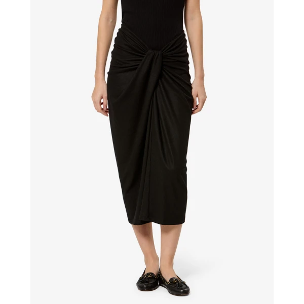 Isabel Marant Jeldia Skirt in Black | Midi Skirts | Luxury Shoes 