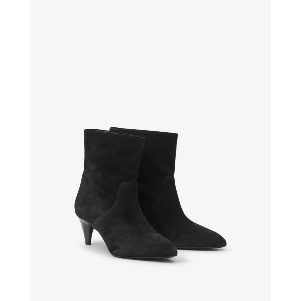 Isabel Marant Jiry Ankle Boots in Black | Boots | Luxury Shoes 
