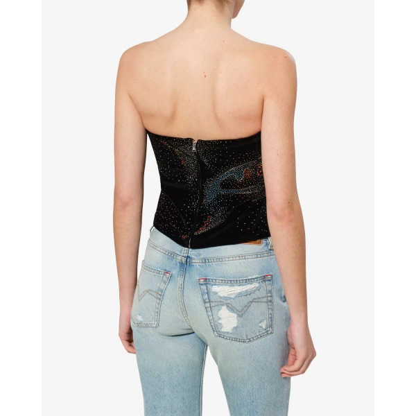 Isabel Marant Jiska Top in Black | Tops | Luxury Shoes 