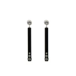 Isabel Marant Karlie Drop Earrings in Black and Silver | Women | Luxury Shoes 