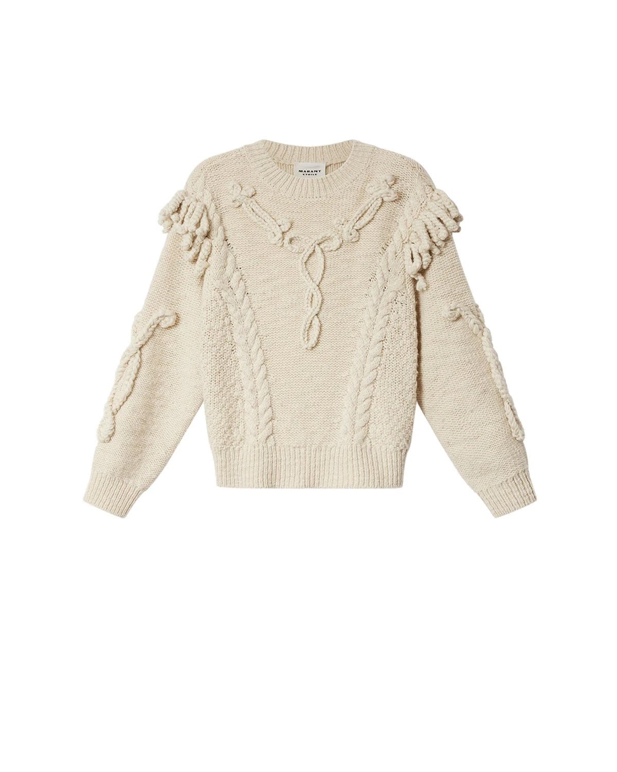 Isabel Marant Katria Wool Sweater in Ecru Isabel Marant Katria Wool Sweater in Ecru | Women | Luxury Shoes