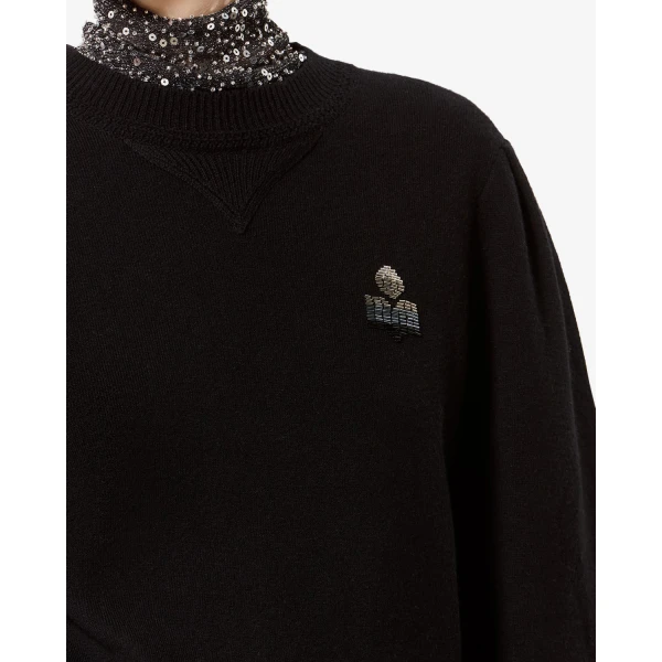Isabel Marant Kelaya Sweater in Black | Sweaters | Luxury Shoes 