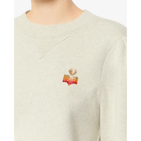 Isabel Marant Kelaya Sweater in Light Gray | Sweaters | Luxury Shoes 