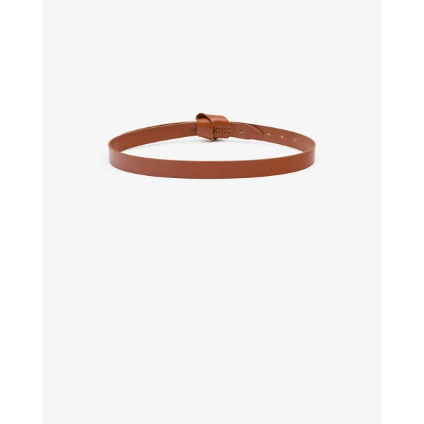 Isabel Marant Lassio Leather Belt in Natural | Belts | Luxury Shoes 