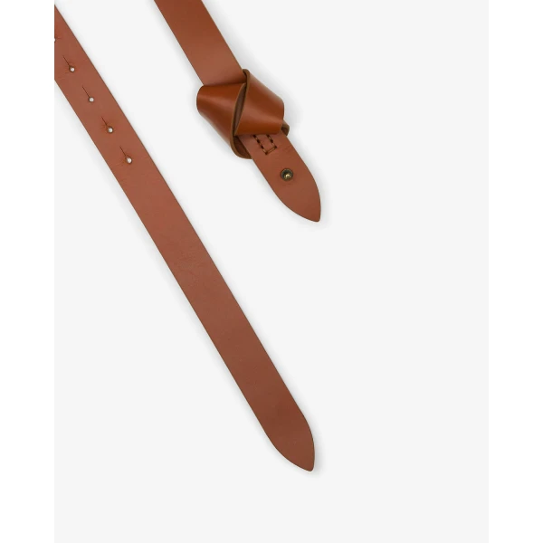 Isabel Marant Lassio Leather Belt in Natural | Belts | Luxury Shoes 