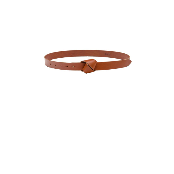 Isabel Marant Lassio Leather Belt in Natural | Women | Luxury Shoes 