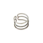 Isabel Marant Lauren Wide Ring in Silver | Women | Luxury Shoes 