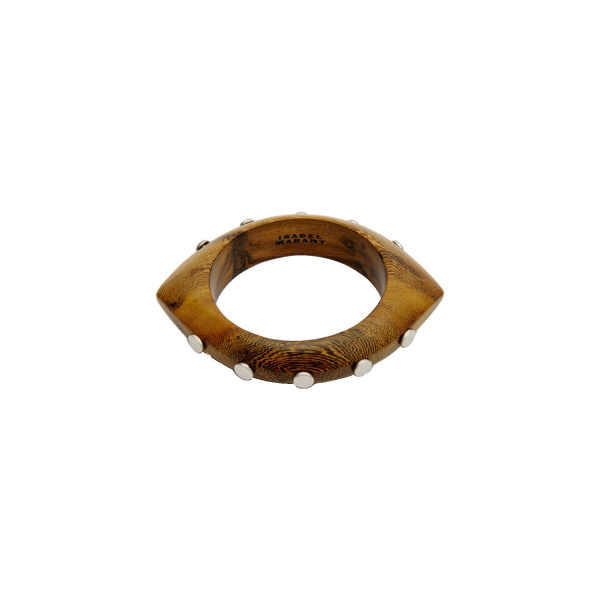 Isabel Marant Layla Bracelet in Havana and Silver | Women | Luxury Shoes 
