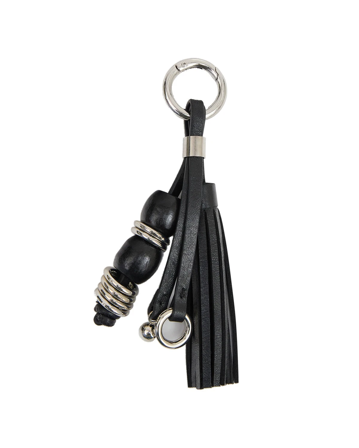 Isabel Marant Leather Charms Keychain in Black and Silver Isabel Marant Leather Charms Keychain in Black and Silver | Women | Luxury Shoes
