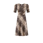Isabel Marant Lemila Silk Dress in Beige | Women | Luxury Shoes 