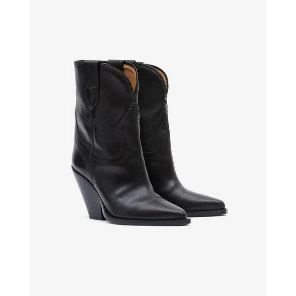 Isabel Marant Leyane Ankle Boots in Black | Boots | Luxury Shoes 