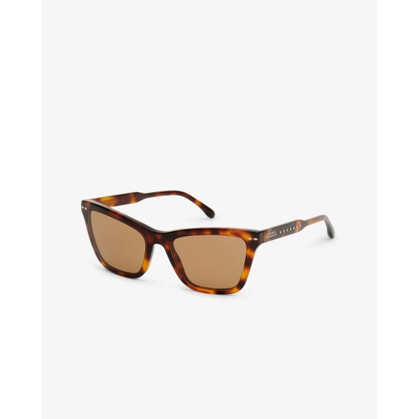 Isabel Marant Leyna Sunglasses in Brown Havana and Brown | Sunglasses | Luxury Shoes 