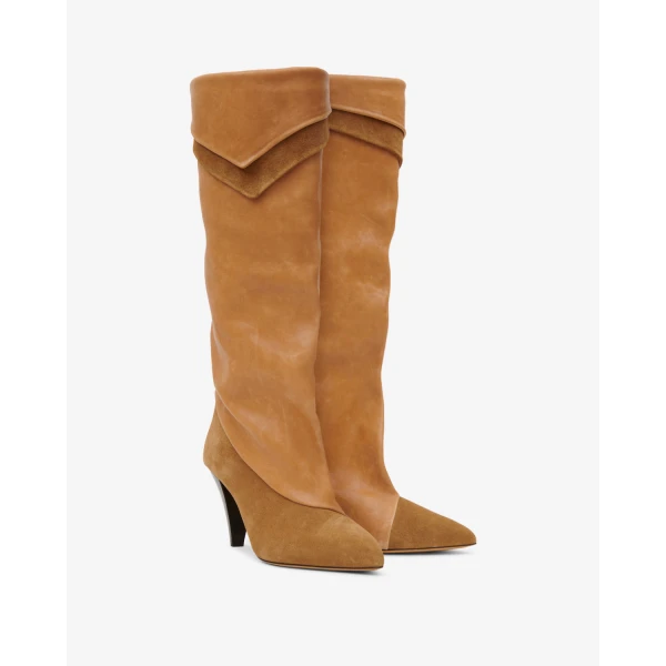 Isabel Marant Lezra Boots in Cognac | Boots | Luxury Shoes 