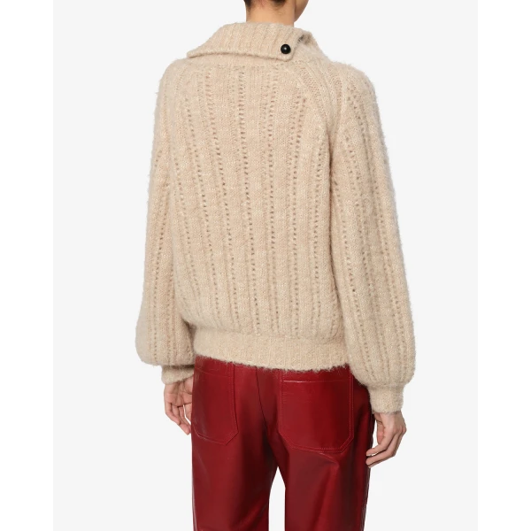 Isabel Marant Lily Alpaca Sweater in Beige | Sweaters | Luxury Shoes 