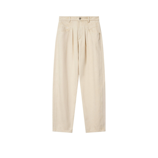 Isabel Marant Lisha Jeans in Beige | Women | Luxury Shoes 