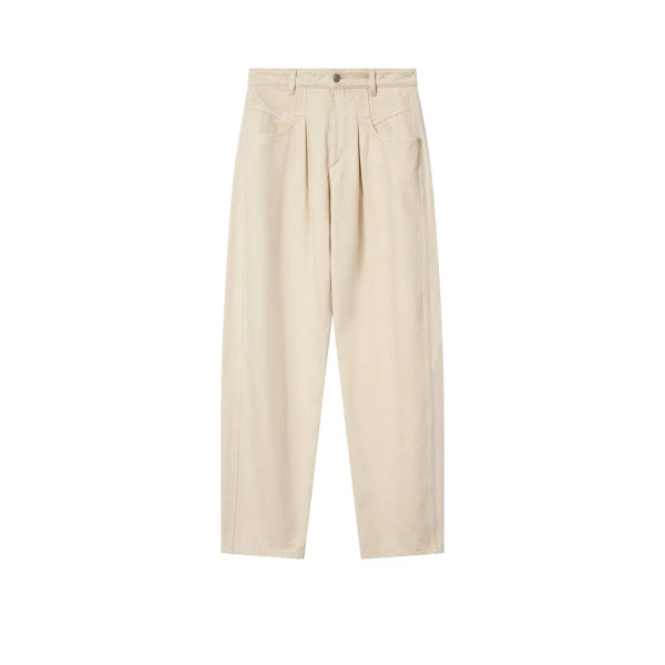 Isabel Marant Lisha Jeans in Beige | Women | Luxury Shoes 