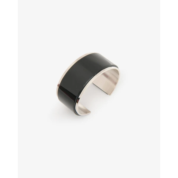 Isabel Marant Liu Bracelet in Black and Silver | Bracelets | Luxury Shoes 