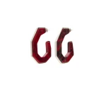 Isabel Marant Liu Earrings in Red and Silver | Women | Luxury Shoes 