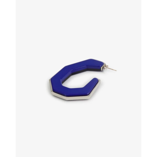 Isabel Marant Liu Earrings in Royal Blue and Silver | Earrings | Luxury Shoes 