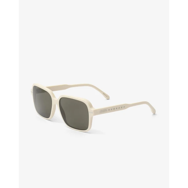 Isabel Marant Loelia Sunglasses in Beige and Grey | Sunglasses | Luxury Shoes 