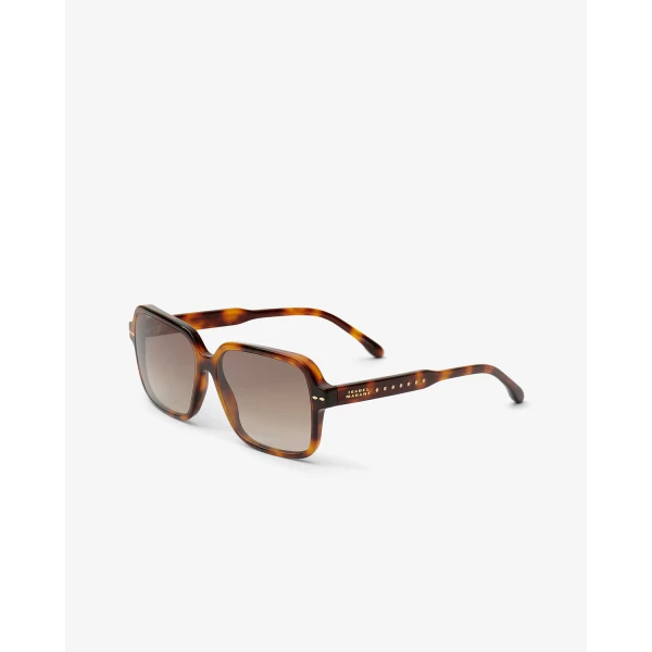 Isabel Marant Loelia Sunglasses in Havana and Brown Shaded | Sunglasses | Luxury Shoes 