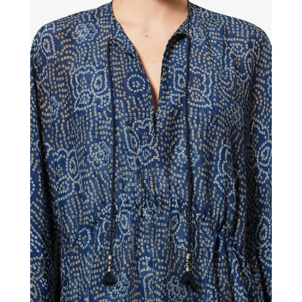 Isabel Marant Loreliz Kaftan in Blue | kaftan | Luxury Shoes 