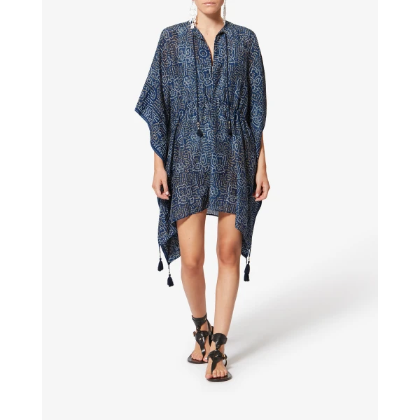 Isabel Marant Loreliz Kaftan in Blue | kaftan | Luxury Shoes 