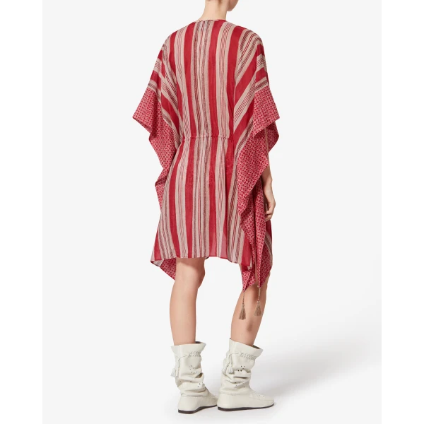 Isabel Marant Loreliz Kaftan in Red | kaftan | Luxury Shoes 