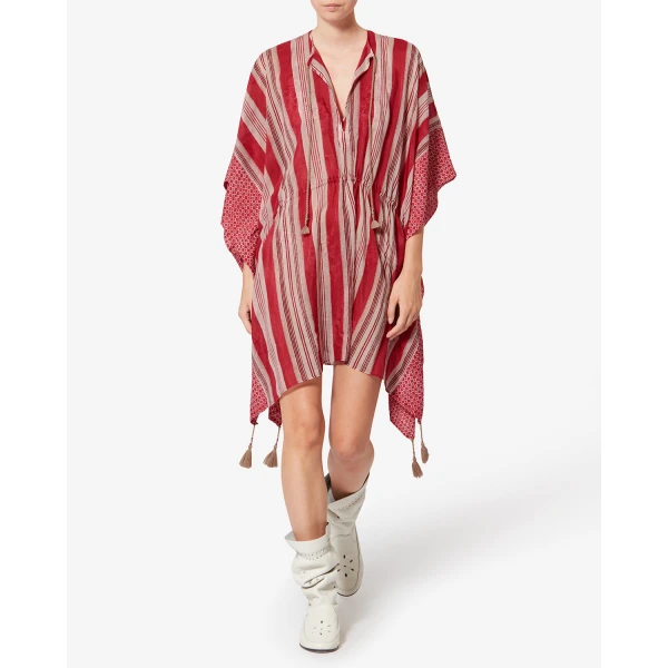 Isabel Marant Loreliz Kaftan in Red | kaftan | Luxury Shoes 