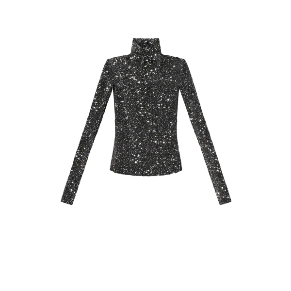 Isabel Marant Lou Top in Silver | Women | Luxury Shoes 