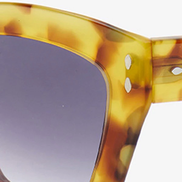 Isabel Marant Louny Sunglasses in Havana Honey and Dark Gray | Sunglasses | Luxury Shoes 