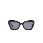 Isabel Marant Lounyz Cat-Eye Sunglasses in Black Havana and Dark Grey Shaded | Women | Luxury Shoes 